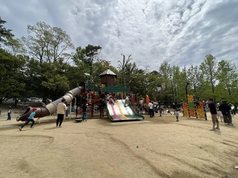 豊中市　服部緑地（谷あいの原っぱ）