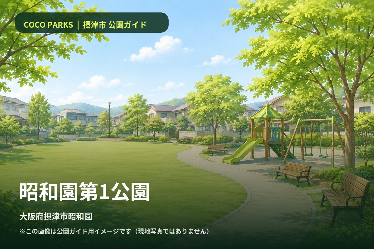 昭和園第1公園 公園ガイド画像(現地写真ではありません)