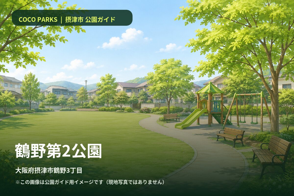 鶴野第2公園 公園ガイド画像(現地写真ではありません)