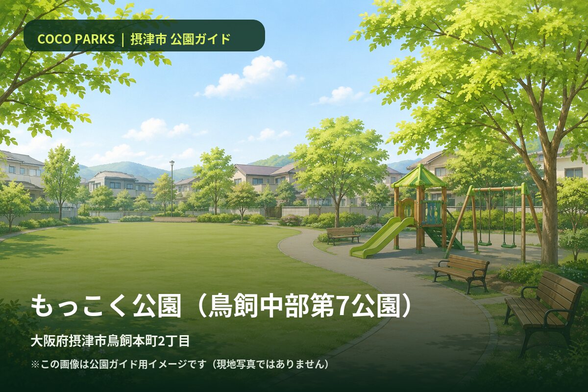 もっこく公園（鳥飼中部第7公園） 公園ガイド画像（現地写真ではありません）