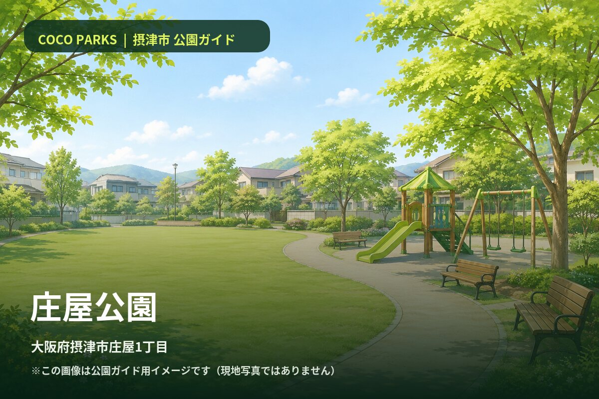 庄屋公園 公園ガイド画像（現地写真ではありません）