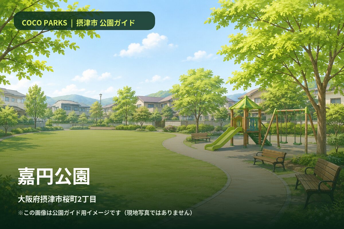 嘉円公園 公園ガイド画像（現地写真ではありません）