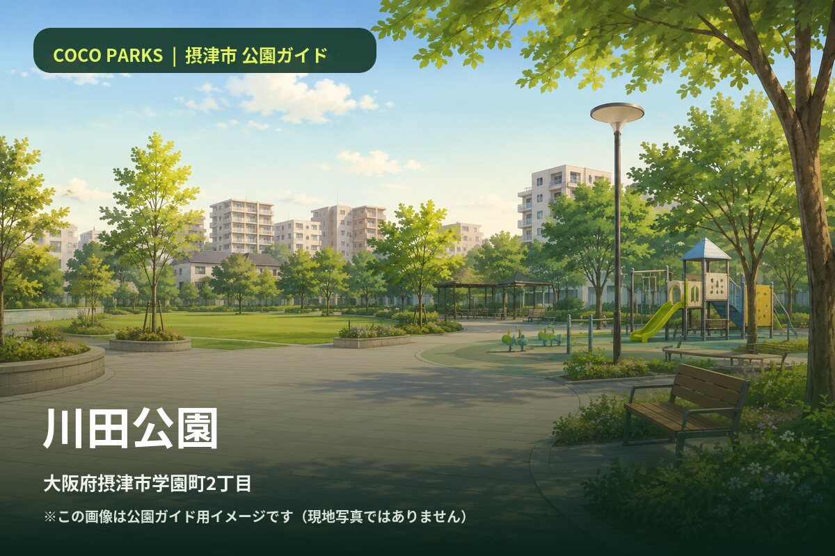 川田公園 公園ガイド画像(現地写真ではありません)