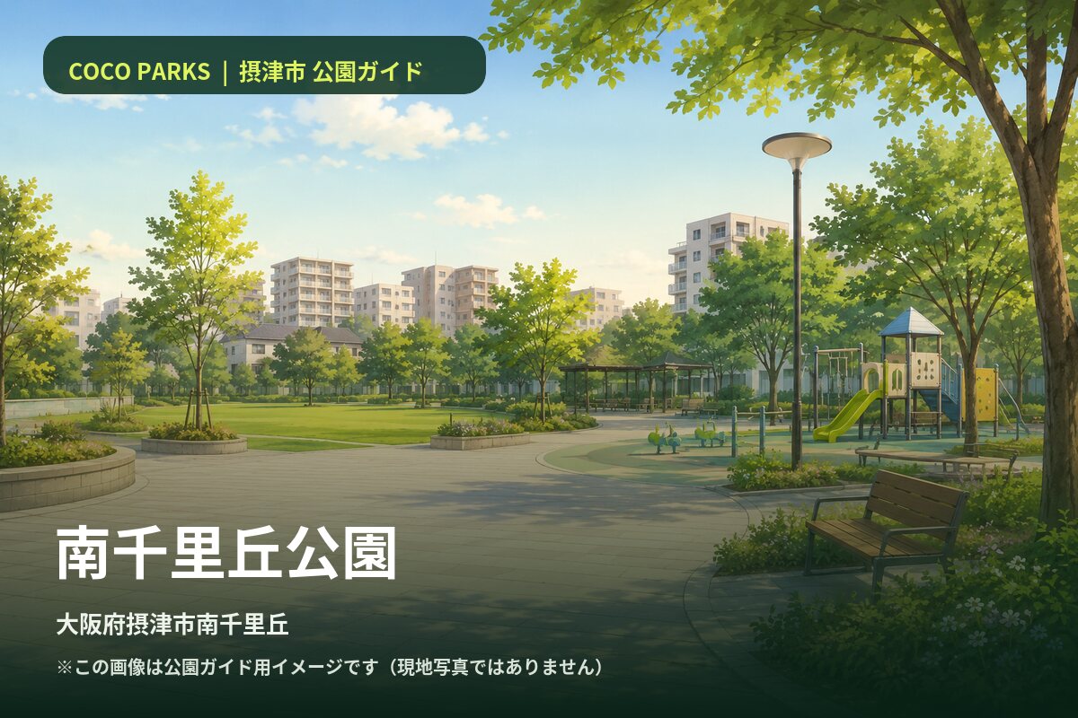 南千里丘公園 公園ガイド画像（現地写真ではありません）